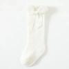Red Bow Tie Knee High Tube Socks Girls' Christmas Stockings Infants Toddlers Soft Cotton Children Non Slip Floor Socks Baby Gift