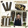 Graduation Flag Set 3-piece Set For Decorating The Atmosphere Of Graduation Party Graduation Party And Class Reunion Decoration Flags
