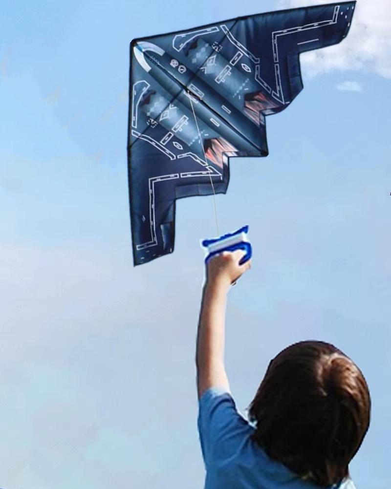 Neuer leicht zu fliegender Bomber-Flugzeug-Drachen für leichten Wind