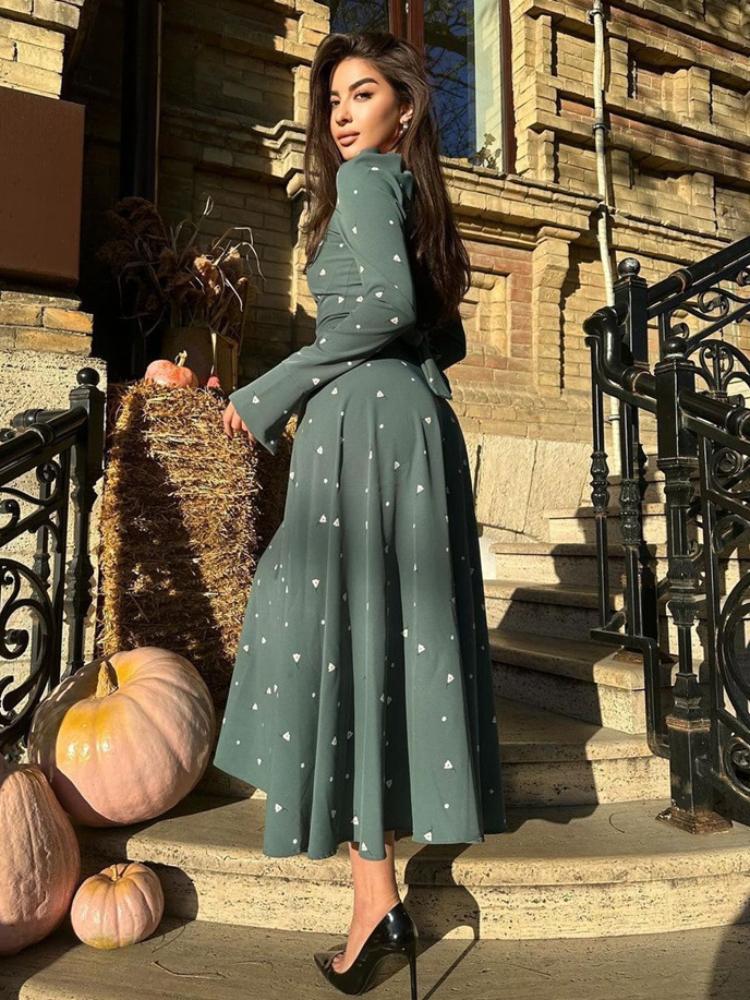 Eid Muslimské šaty pro ženy Abaya Maroko Společenské šaty Ramadán LaAe-up Abayas Potisk Dlouhé šaty Islám Dubaj Arabské Dlouhé