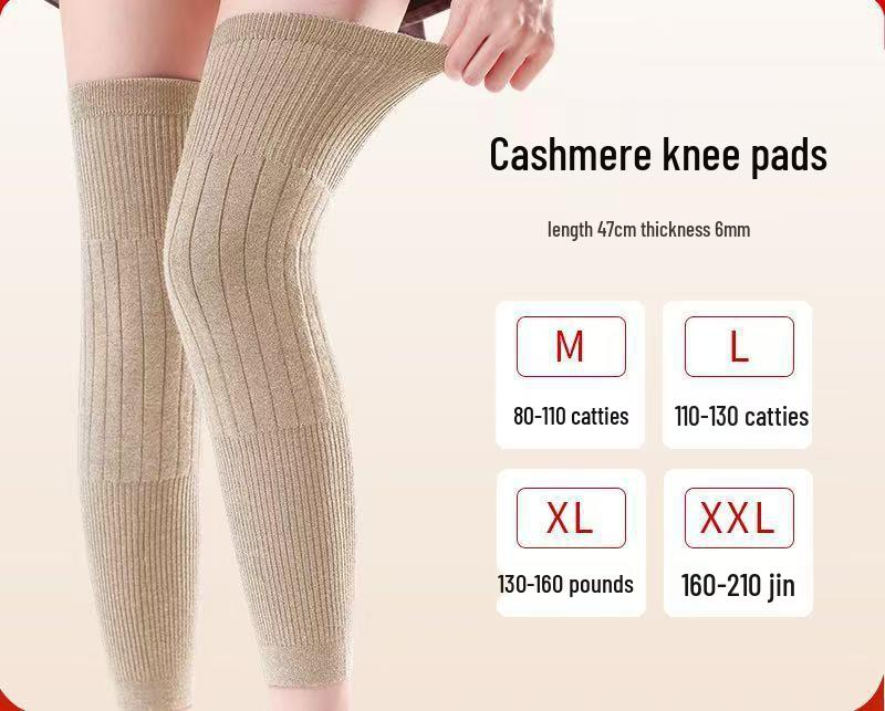 Cashmere Knee Pads: Autumn/Winter Velvet Warmers for Men & Women