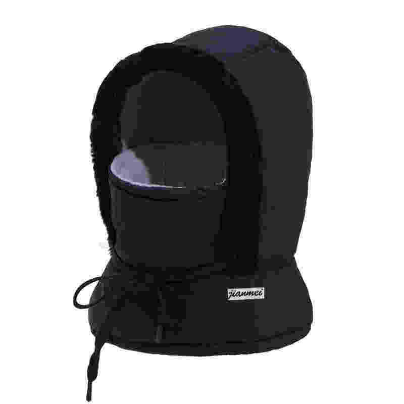 Women's Cycling Warmth Lei Feng Hat In Winter Thickened Velvet Windproof Cold Scarf Head Cover Integrated Hat Two Piece Set