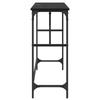 Console Table Black Oak Effect 100 x 32 x 75 cm