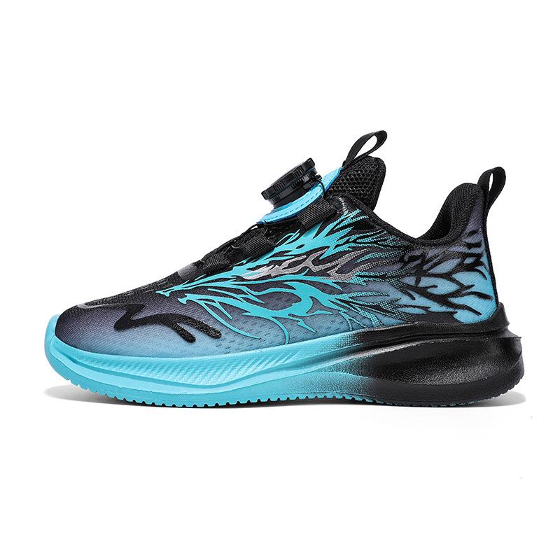 Boys' Summer shoes2026New Breathable Mesh Running Shoes for Middle and Large-sized Children, Lightweight and Non-slip Casual Athletic Shoes
