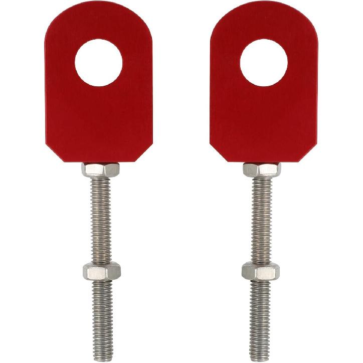 Motorcycle 2pcs 12mm Chain Adjuster Tensioner Swingarm Spool Tensioner Tension Adjuster CNC Universal for CRF 110 CRF110 CRF110F CRF110F 2013-2025