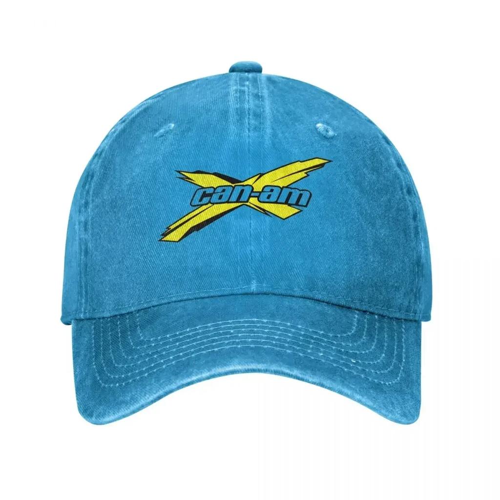 Can Am Racing Baseball Caps Casual Distressed Washed Logo Headwear Men Women Outdoor Summer Unstructured Soft Caps Hat