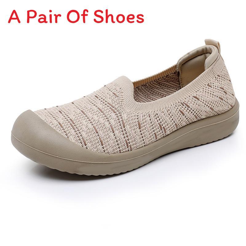 Lazy Slip On Shoes For Women Spring Casual Breathable Non Slip Comfortable Flats