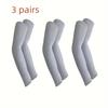 3 Pairs Breathable UV Protection Sleeves for Sports - Driving Fishing Cycling Running Outdoor Use