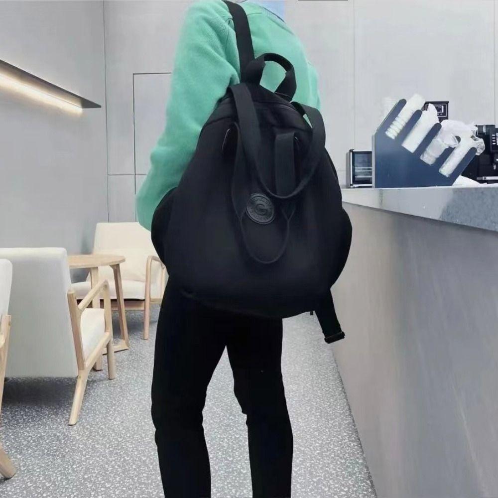 Korean Style Travel Shoulder Bag Large Capacity Fitness Bag Sport Nylon Backpack Swimming