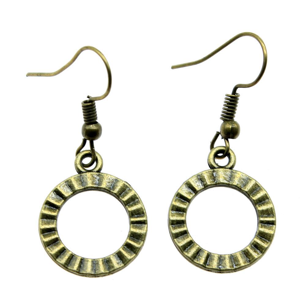 Filigree Teardrop Dangle Earrings Vintage Boho Leaf Drop Earrings For Women Ethnic Retro Jewelry
