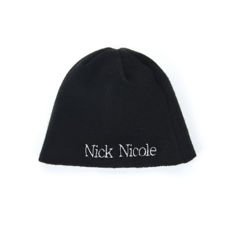 NICK&NICOLE NICOLE MINIMAL LOGO BEANIE_PINK