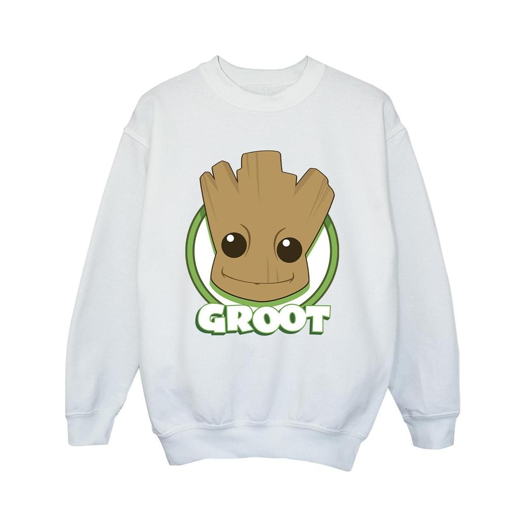 Guardians Of The Galaxy Boys Groot Badge Sweatshirt