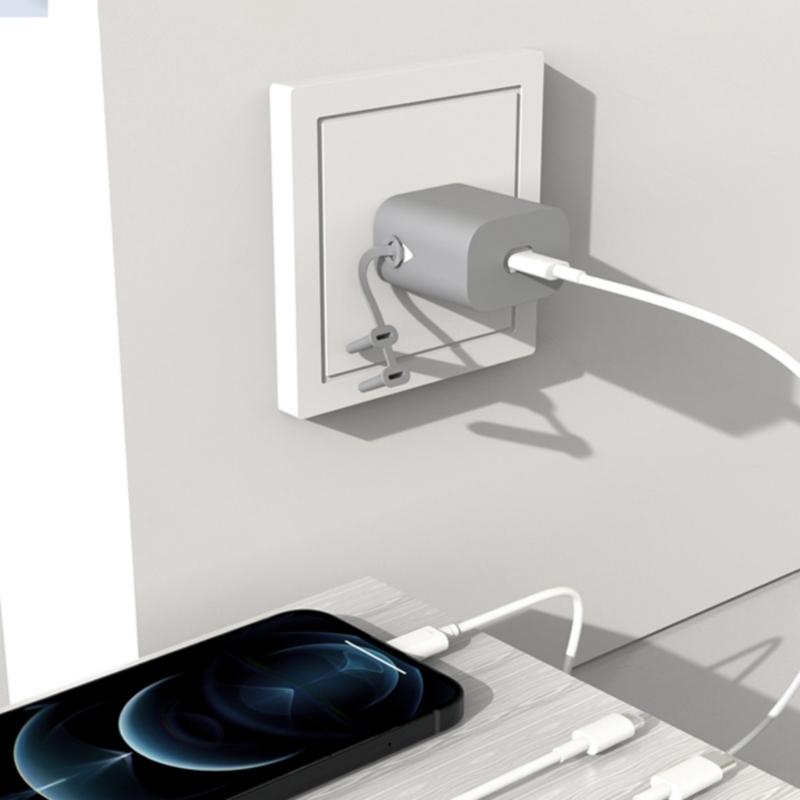 Silicone Charging Plug Protectors for 18W 20W USB Chargers for Phone Models