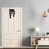 Black Coated Animal Shaped Hanger Wide Load Capacity Over Door Hanging Hook for Bathroom Bedroom Storage Solution