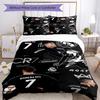 Ronaldo's Cristiano Ronaldo's Journey Bedding Set, Breathable Duvet Cover with Pillowcases, Soft Bed Linen for Bedroom Home Decoration, Perfect Festiv
