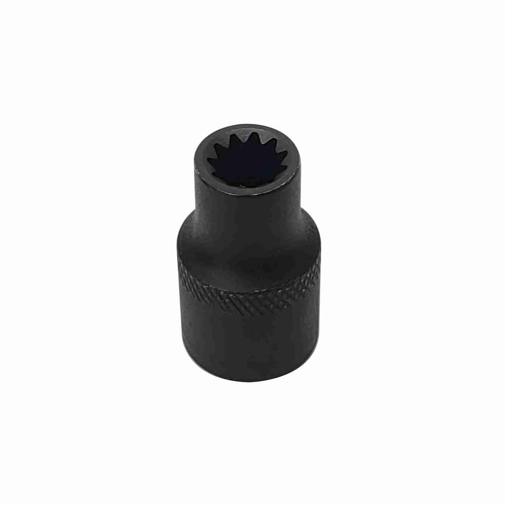 Truck Brake Caliper 11 Point Socket, Made of Steel, High Hardness and Strong, Not Easy to Break or Deform. Good Vehicle Maintenance Tools. With Tool