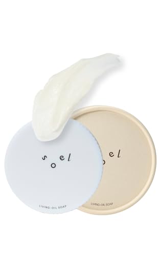 

Soel LIVING-OIL Melting Facial Soap, 100mL, Delivers Deep, Dense Foam, Natural Plant-Based Cleansing Power, Pore Cleansing, Sesame Oil, and Sake Lees
