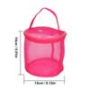 Cesta de Costura Alça Portátil Espaço Amplo Design de Malha Nylon Ampla Aplicação Bolsa de Tricô