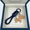 Handmade Leather Car Key Chain Pendant, Exquisite and Simple, Personalized Key Chain Rope for Men and Women