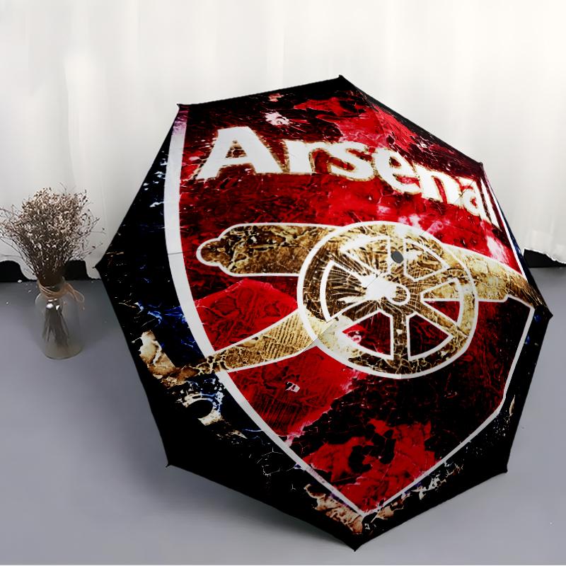 1pc A-Arsenal12 Umbrella, Sun Protection, And UV Shielding. It Has Eight Sturdy Ribs for Outdoor Use And Perfect As a Holiday Gift