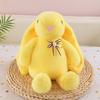 Adorable Long-Eared Rabbit Plush Toy with Bow - Children's Gift & Home Decoration