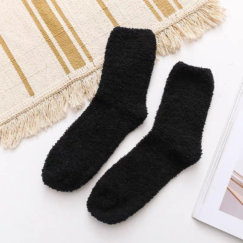 1/3Pairs Men Super Thick Coral Fleece Socks High Quality Home Floor Warm Winter Cold Snow Boot Socks Cotton Plush Thermal Sock