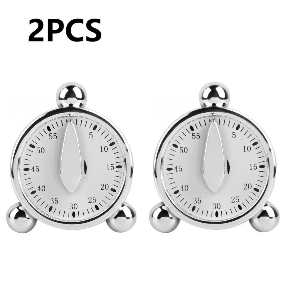 60Minute Kitchen Timer Mechanical Cooking Timer Manual Countdown Timer with Alarm Sound for Kids and Adults Baking Cooking