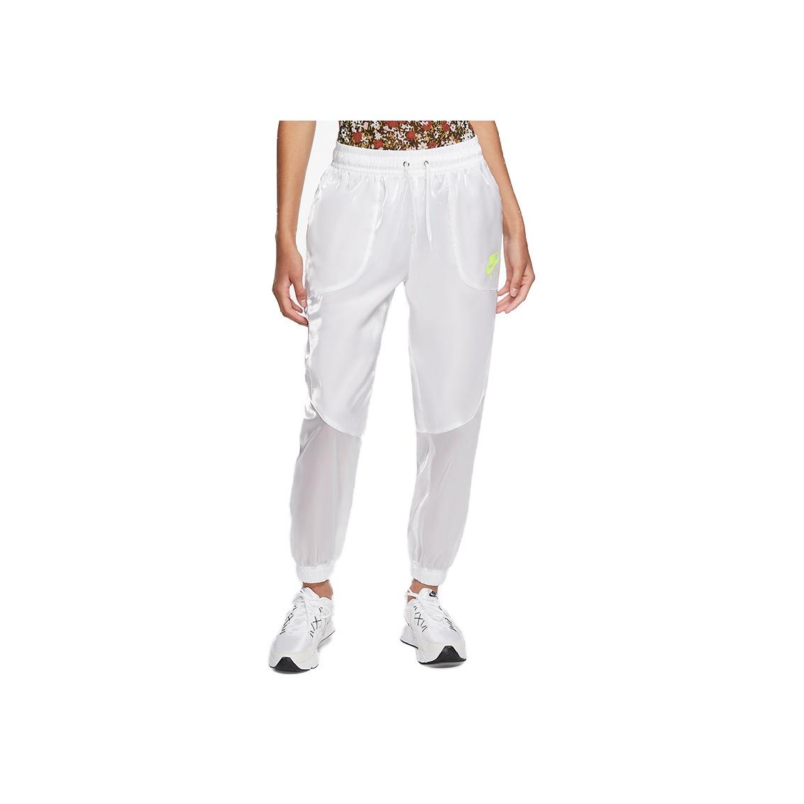 

Nike Воздухопроницаемые дышащие штаны-джоггеры женские, белые CU6567-100 L