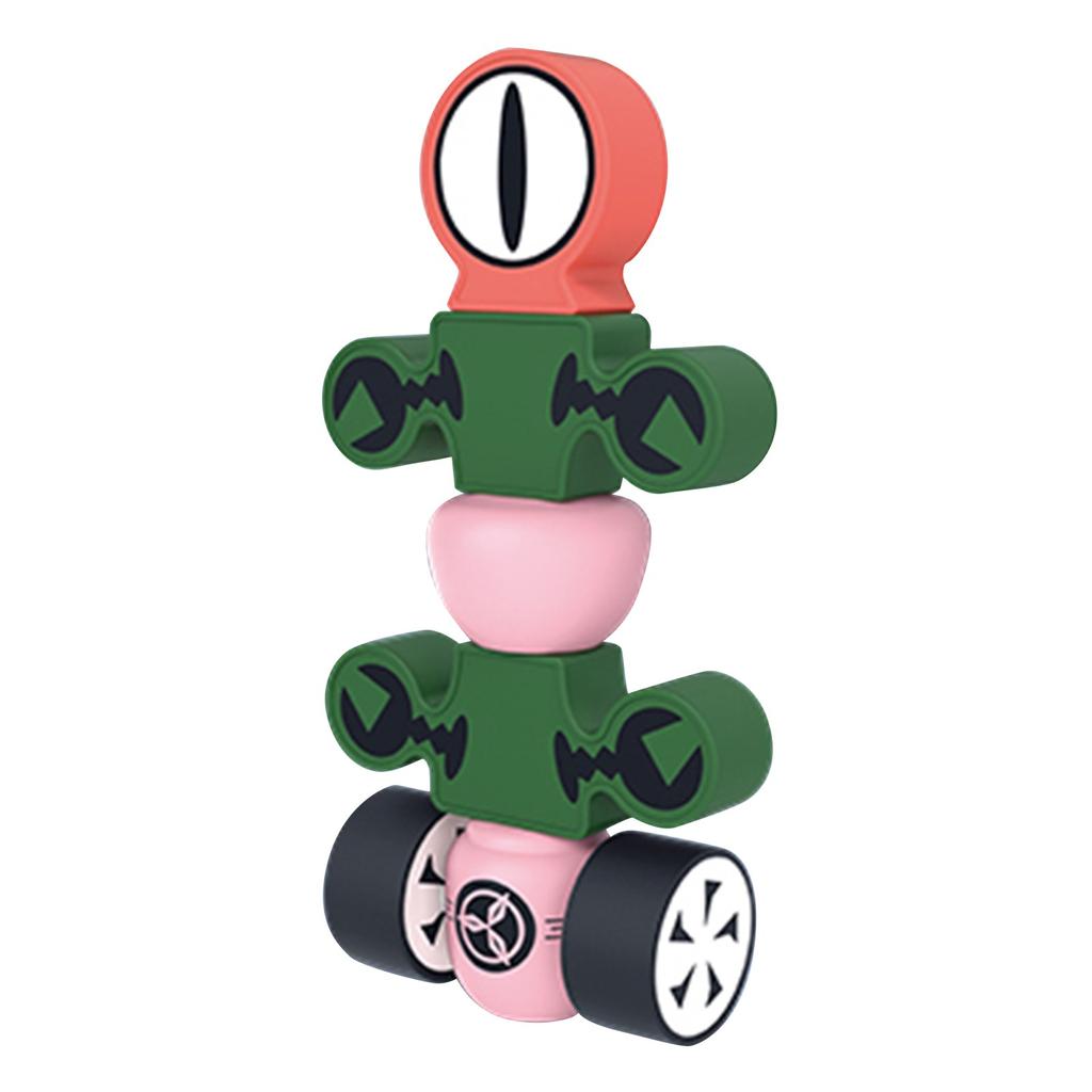 Magnetic Robots  Set For Kids Stacking Toy Early Educational Playset Kids