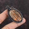 Sunstone Copper Pendant Wire Wrapped Pendant Handmade Pendant Wire Wrapping Sunstone Jewelry Gift For Mother Gemstone Pendant Copper Jewelry