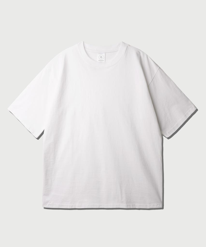 JEMUT [2Pack] Effect Regular Short Sleeve T-Shirt Oyst2624 (A Type)