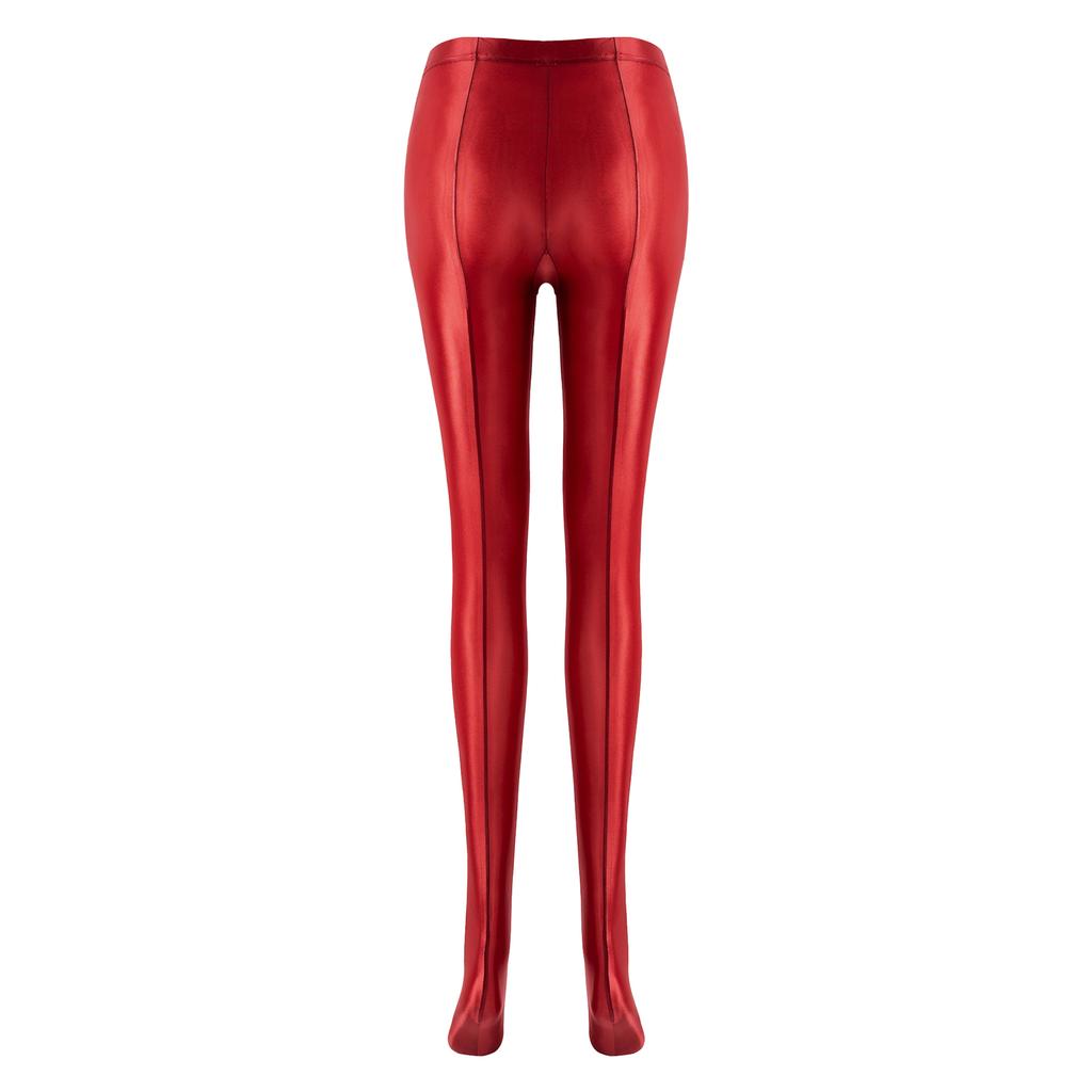 Womens Shiny Ballet Yoga Leggings Training Fitness Workout Dance Tights Pants