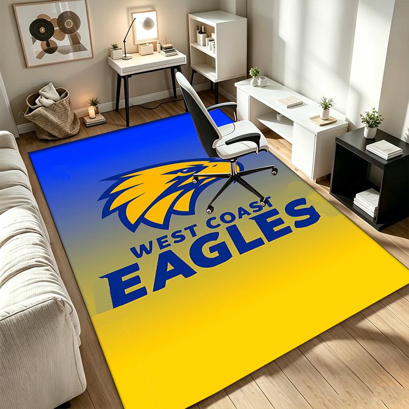 West Coast Eagles A Rug Suitable for Office Chair Areas Living Rooms and Computer Desks Perfect for Home Offices and an Ideal Holiday Gift