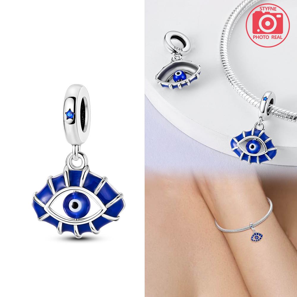 Copper Colors Devil'S Eye Lucky Eye Charms Beads Fit Original Bracelet Diy Fine Jewelry Gift For Women