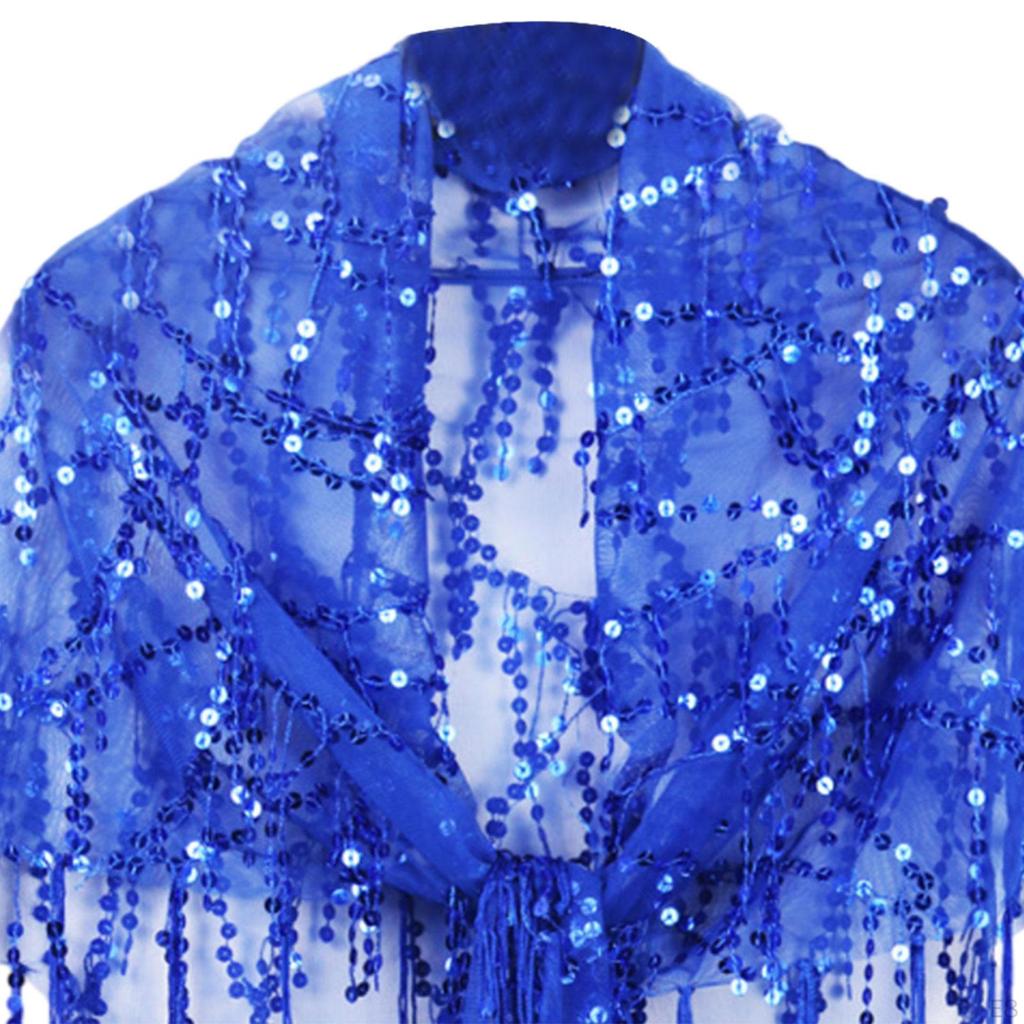 Elegant Women's Sequin Shawl Wrap for Special Occasions