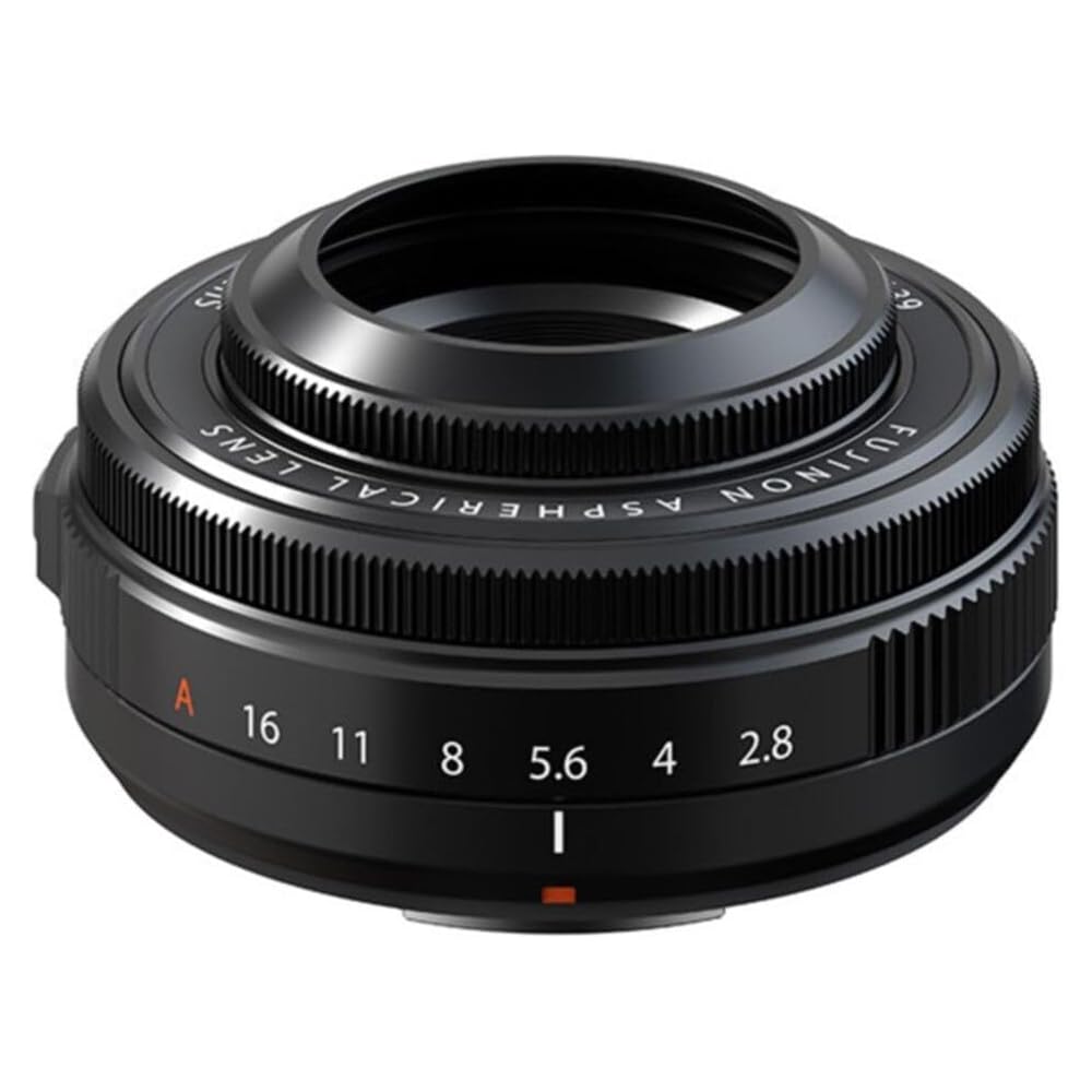 Fujifilm X-series interchangeable lens, Fujinon 27mm F2.8 fixed focal length pancake lens, dustproof, splashproof, low temperature resistant, aperture