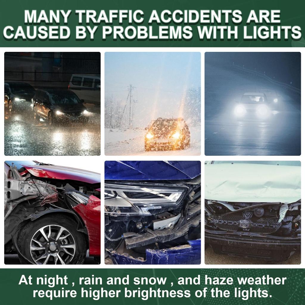 20ml/50ml Automotive Headlight Restoration Fluid Lampshade Yellowing Sanding Cleaning Scratches Polishing Agent Lamp Repair Fluid