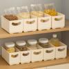 Plastic Expandable Storage Box Stackable Food Storage Container  Bathroom
