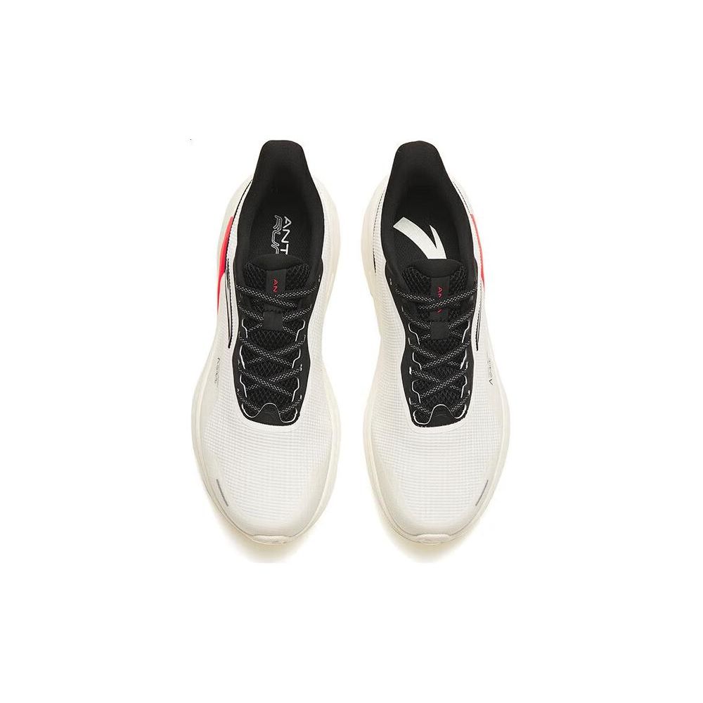 Anta Poison Dart 4 Mesh Cushioning Non-Slip Low-Top Running Shoes Men Sneakers White Black Red 112315520-2