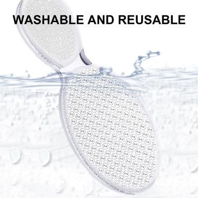 Glass Foot File Callus Remover Foot Rasp Pedicure & Spa Rough Skin Scrubber Two-Sided Heels Care File for Women Men