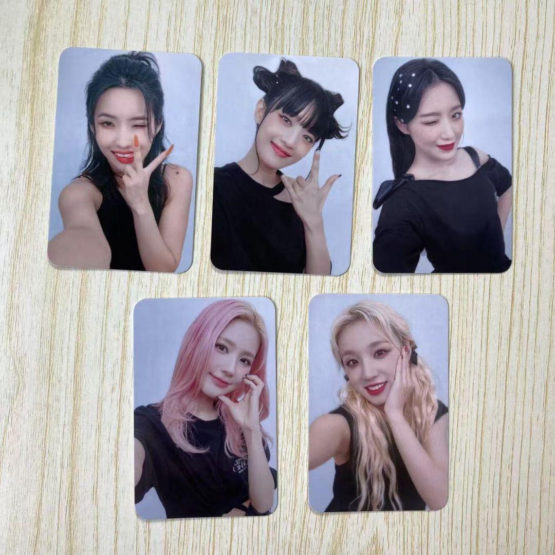 

[USED] (G)I-DLE NEVERLAND JAPAN FC Member Trading Cards, 5 cards for all members
