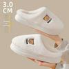 Winter 2023 Women's Plush Cotton Slippers: Cozy Velvet-Lined, Thick-Soled Comfort for Indoors