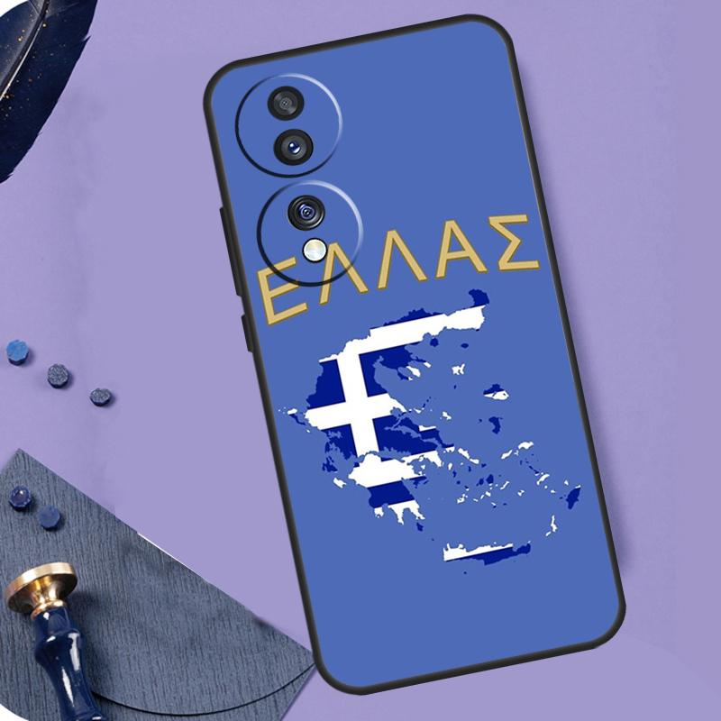 Greece Greek Flag Case For Honor 200 400 Pro 50 70 90 X9a X9b X9c X9d X8b X8c Win Magic 8 Lite 5 6 7 Pro Coque