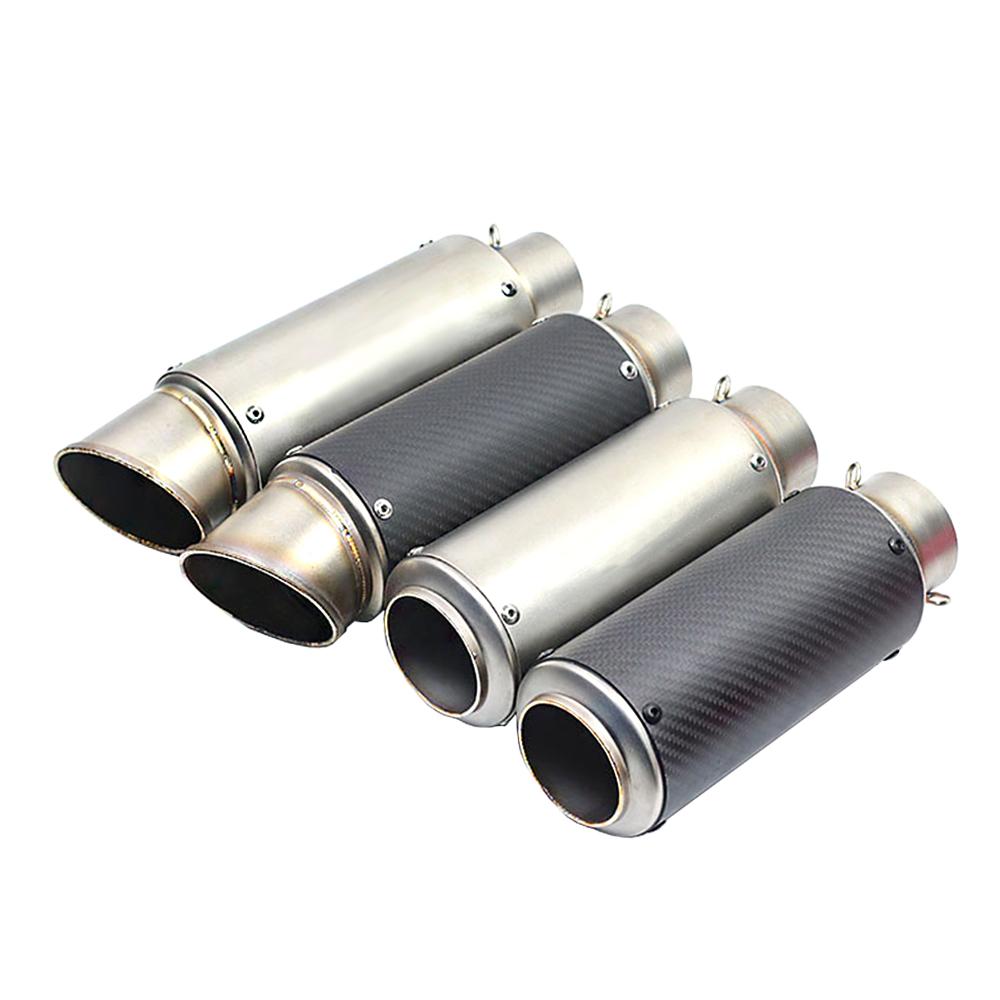 51mm Universal Motorcycle Exhaust Escape Motorcycle Scooter Dirt Bike Muffler Pipe Stainless Steel