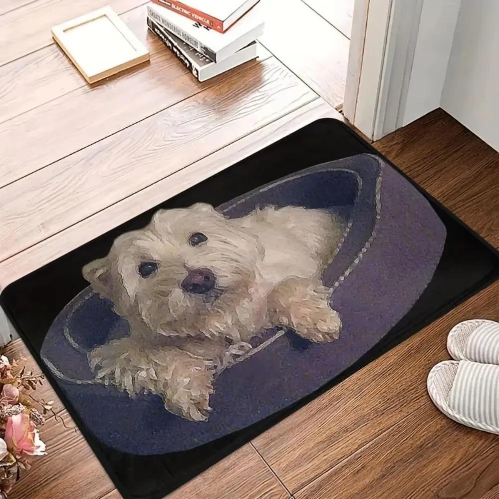 Tappetino Benvenuto Animale Carino Tappeto da Cucina Tappetino da Bagno Tappetino per Pavimento del Bagno Tappeto per Porta d'Ingresso Zerbino Decorazione Divertente per la Casa