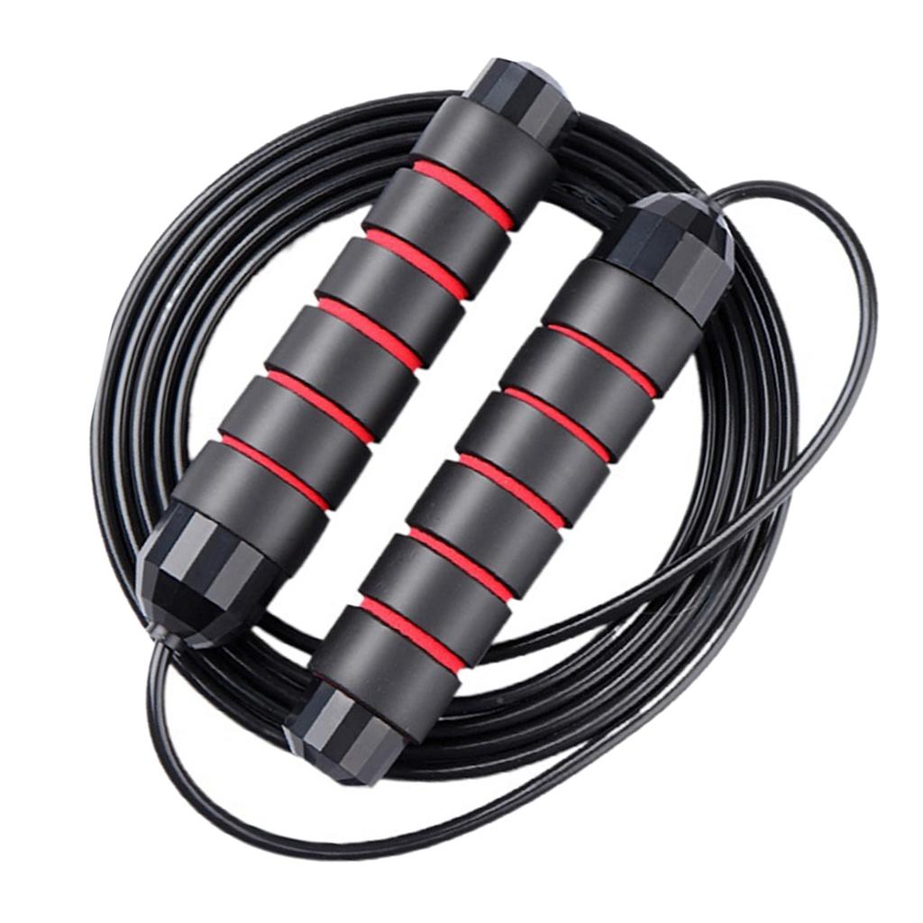 Adjustable Jump Rope Steel Wire Skipping Rope Fast Burning Workout Speed Training Jumping Rope for Students Adults