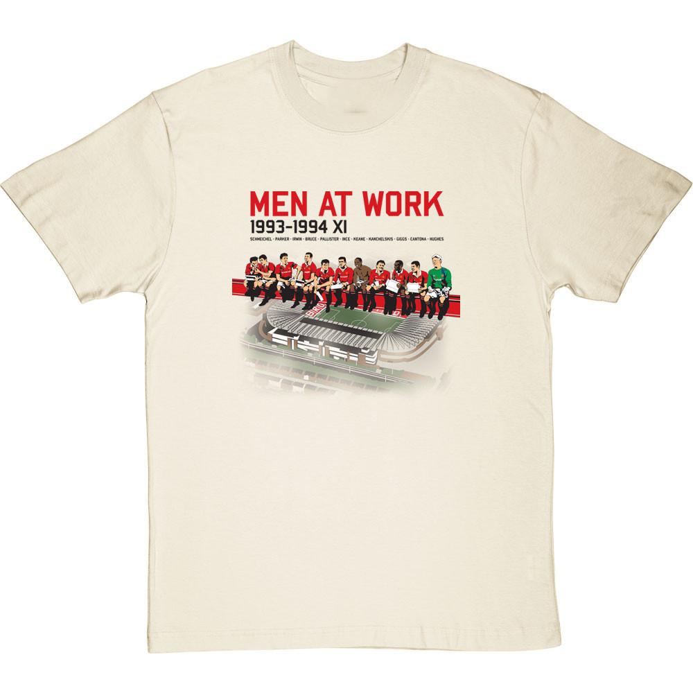 Мужская футболка с коротким рукавом Men At Work 199394, песочного цвета, все размеры, унисекс, KK116 XL