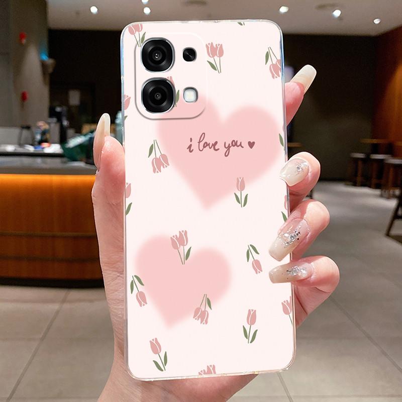 For Oppo A6 Pro 4G CPH2799 Case Oppo A6 Pro 5G CPH2781 Cover Clear Luxury Fashion Butterfly Flower Soft TPU Silicone Phone Case