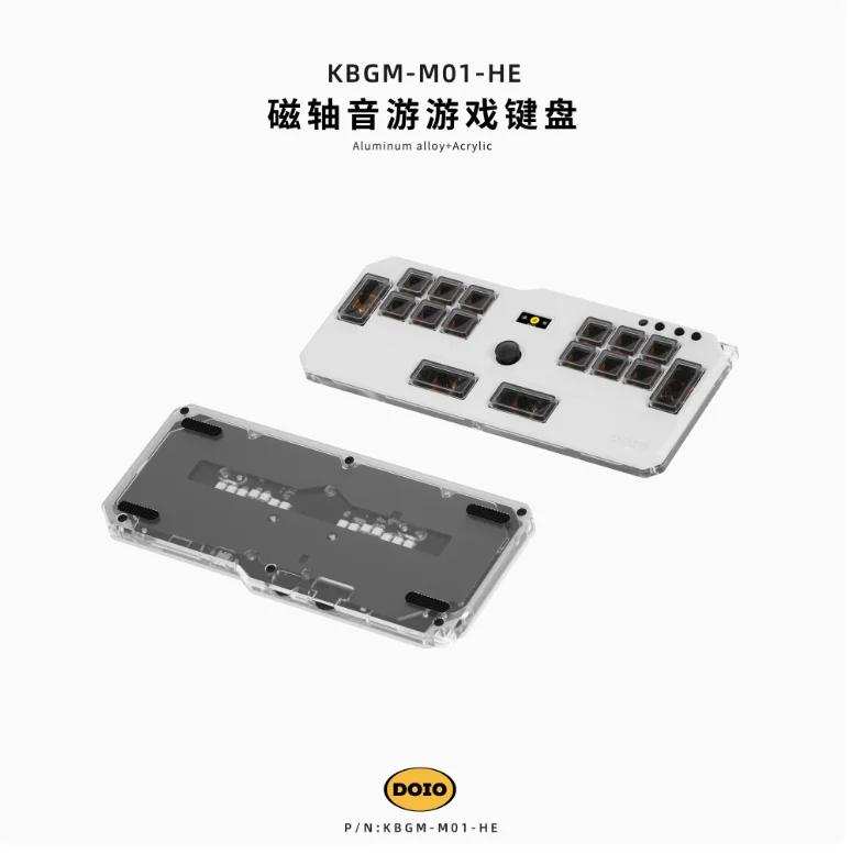 DOIO HITBOX KBGM M01 HE Custom Aluminum Wired Acrylic Low Magnetic Keypad for OSU DJMAX Muse Dash EZ2ON Gamer Accessory Gift