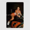 Jorja Smith Red Motorcycle Poster Metal Plaque  Funny Wall Decor Tin Sign for Pub Bar Man Cave  Unique Home Decor